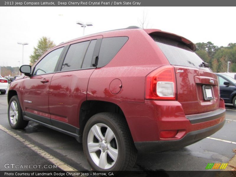 Deep Cherry Red Crystal Pearl / Dark Slate Gray 2013 Jeep Compass Latitude