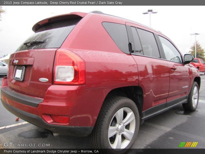 Deep Cherry Red Crystal Pearl / Dark Slate Gray 2013 Jeep Compass Latitude