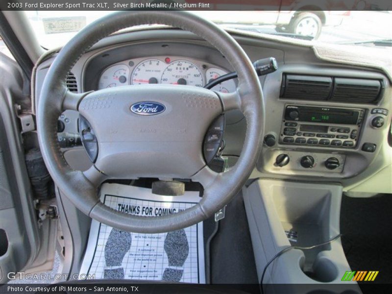 Silver Birch Metallic / Medium Flint 2003 Ford Explorer Sport Trac XLT