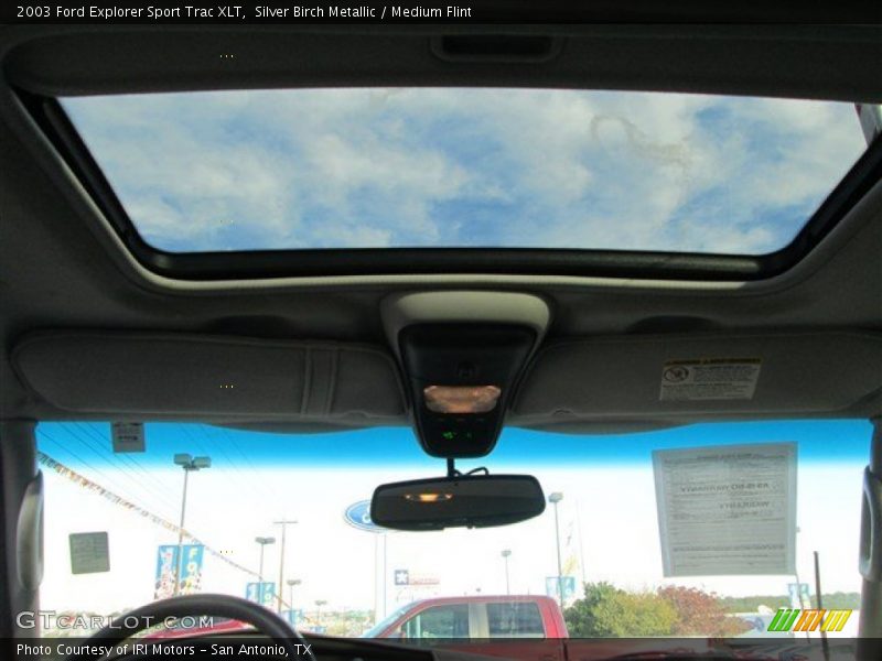 Silver Birch Metallic / Medium Flint 2003 Ford Explorer Sport Trac XLT
