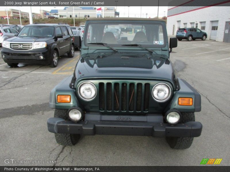 Forest Green Pearl / Camel 2000 Jeep Wrangler Sport 4x4