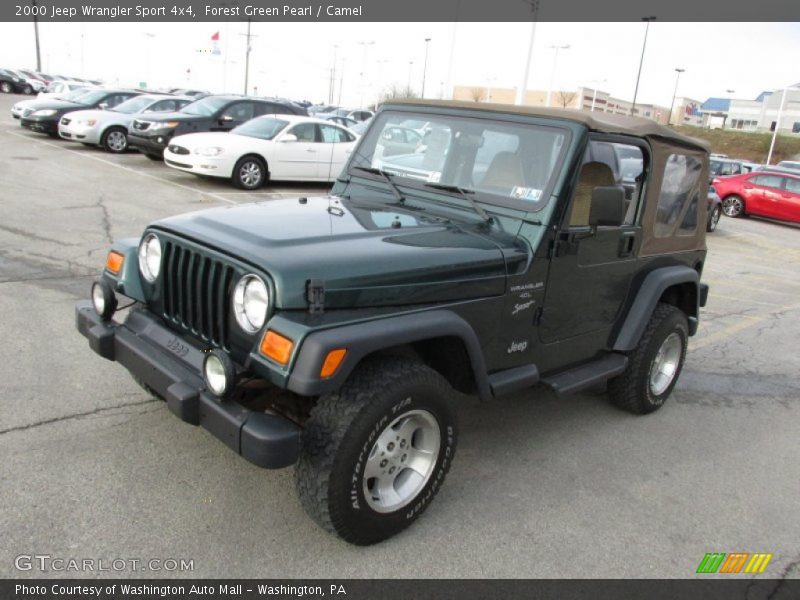 Forest Green Pearl / Camel 2000 Jeep Wrangler Sport 4x4