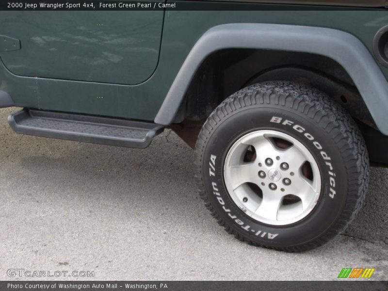 Forest Green Pearl / Camel 2000 Jeep Wrangler Sport 4x4