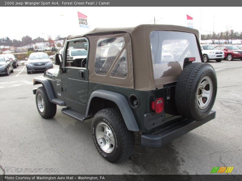 Forest Green Pearl / Camel 2000 Jeep Wrangler Sport 4x4