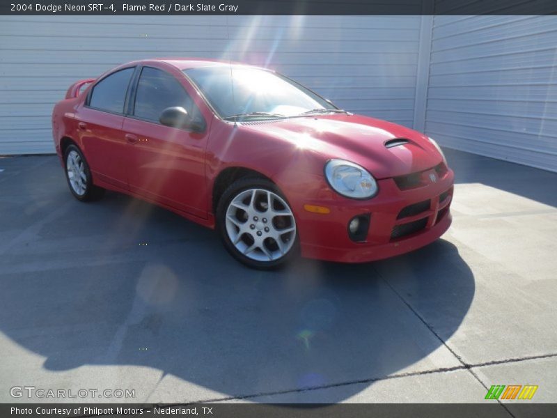 Flame Red / Dark Slate Gray 2004 Dodge Neon SRT-4