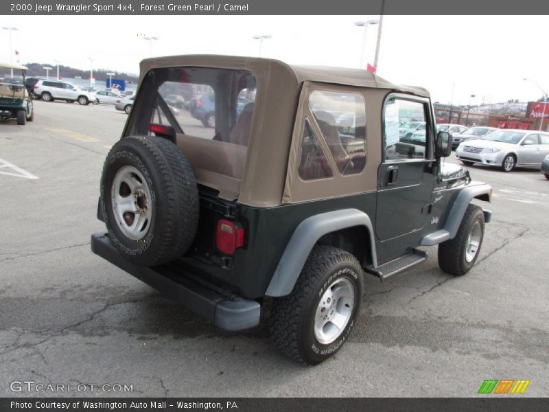 Forest Green Pearl / Camel 2000 Jeep Wrangler Sport 4x4