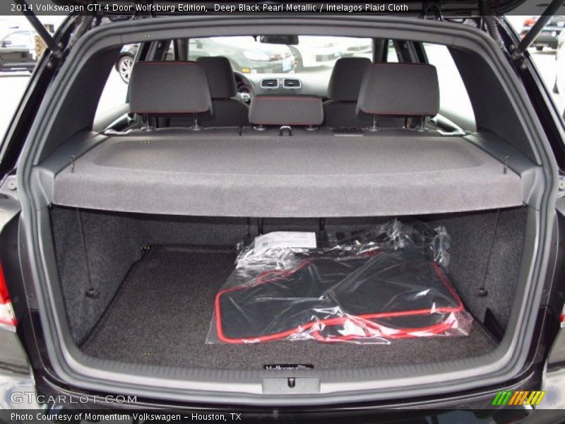 Deep Black Pearl Metallic / Intelagos Plaid Cloth 2014 Volkswagen GTI 4 Door Wolfsburg Edition