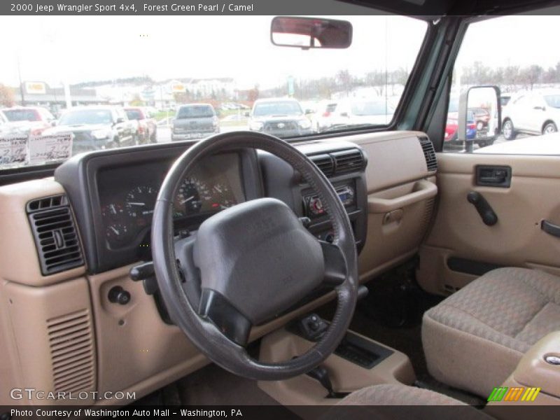 Forest Green Pearl / Camel 2000 Jeep Wrangler Sport 4x4