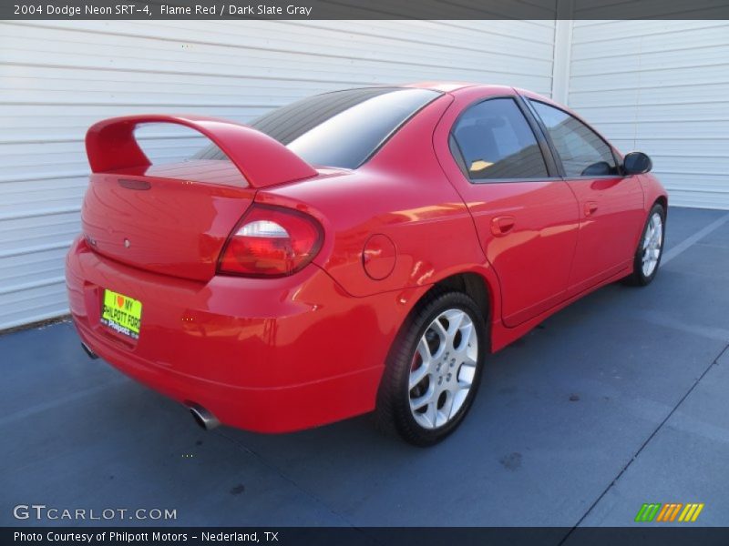 Flame Red / Dark Slate Gray 2004 Dodge Neon SRT-4