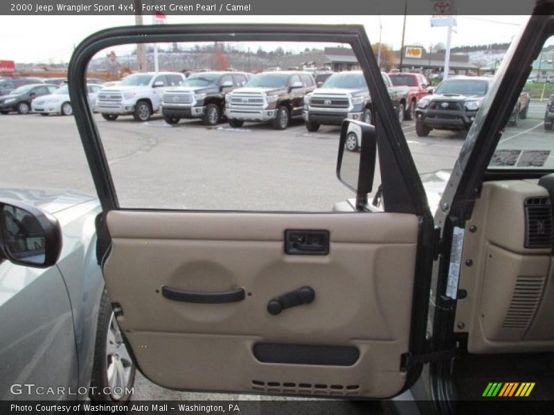 Forest Green Pearl / Camel 2000 Jeep Wrangler Sport 4x4