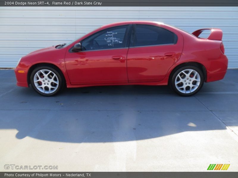 Flame Red / Dark Slate Gray 2004 Dodge Neon SRT-4