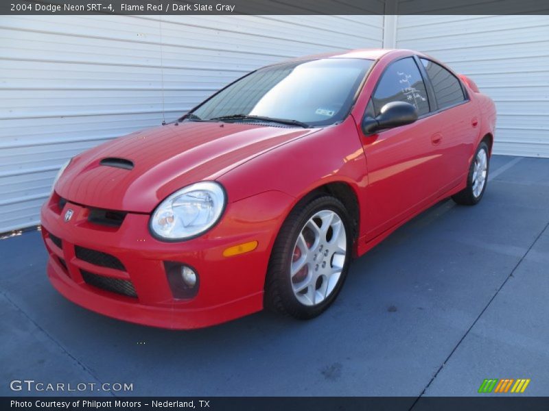 Flame Red / Dark Slate Gray 2004 Dodge Neon SRT-4