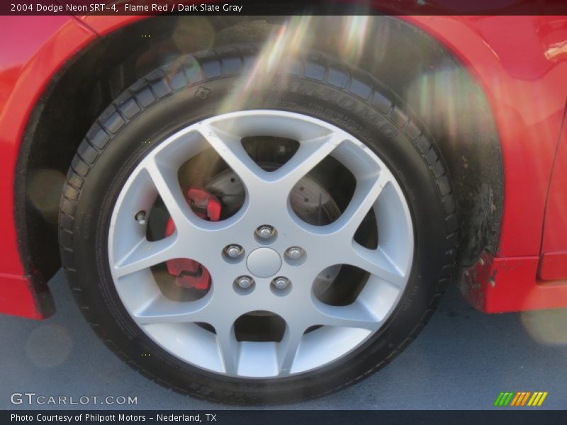 Flame Red / Dark Slate Gray 2004 Dodge Neon SRT-4