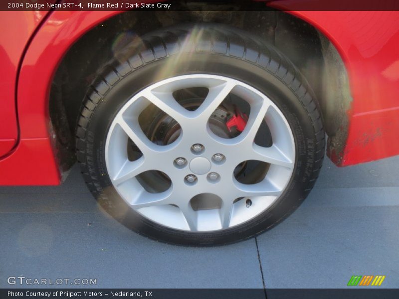 Flame Red / Dark Slate Gray 2004 Dodge Neon SRT-4