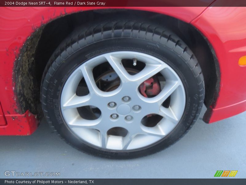 Flame Red / Dark Slate Gray 2004 Dodge Neon SRT-4