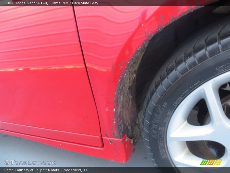 Flame Red / Dark Slate Gray 2004 Dodge Neon SRT-4