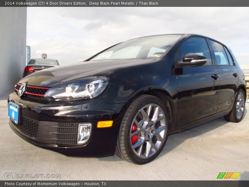 Deep Black Pearl Metallic / Titan Black 2014 Volkswagen GTI 4 Door Drivers Edition