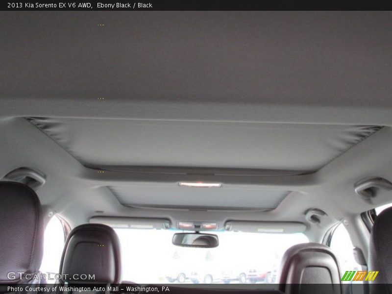 Ebony Black / Black 2013 Kia Sorento EX V6 AWD
