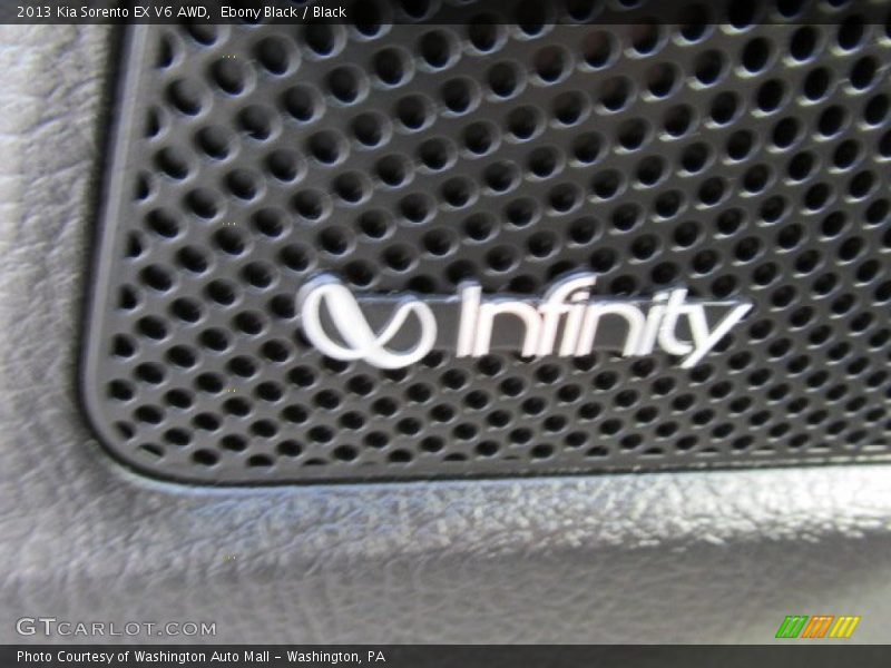 Ebony Black / Black 2013 Kia Sorento EX V6 AWD