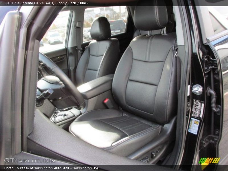 Ebony Black / Black 2013 Kia Sorento EX V6 AWD