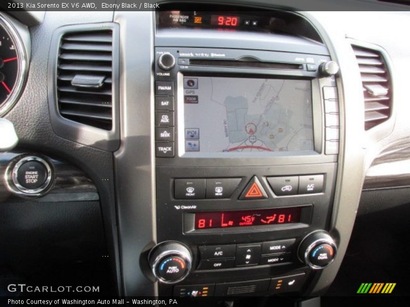 Controls of 2013 Sorento EX V6 AWD