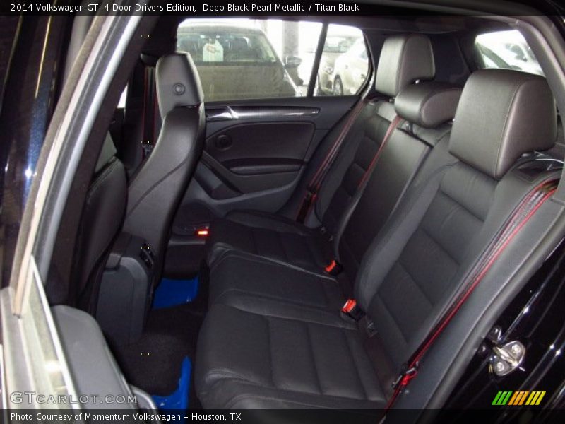 Rear Seat of 2014 GTI 4 Door Drivers Edition
