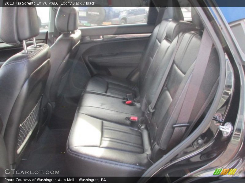 Rear Seat of 2013 Sorento EX V6 AWD