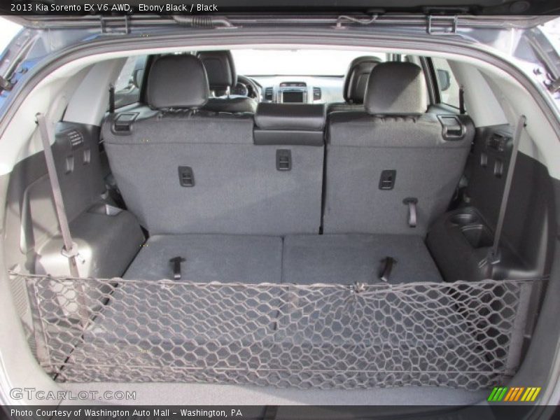 Ebony Black / Black 2013 Kia Sorento EX V6 AWD
