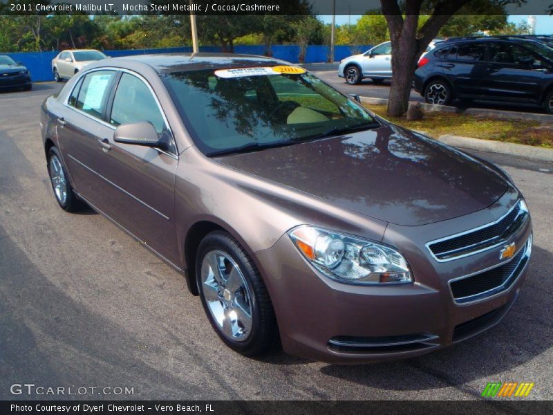 Mocha Steel Metallic / Cocoa/Cashmere 2011 Chevrolet Malibu LT