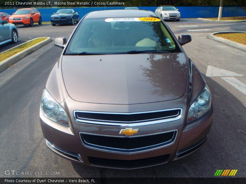Mocha Steel Metallic / Cocoa/Cashmere 2011 Chevrolet Malibu LT