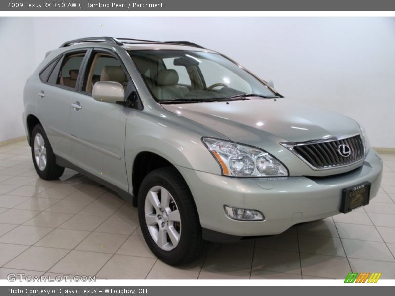 Bamboo Pearl / Parchment 2009 Lexus RX 350 AWD