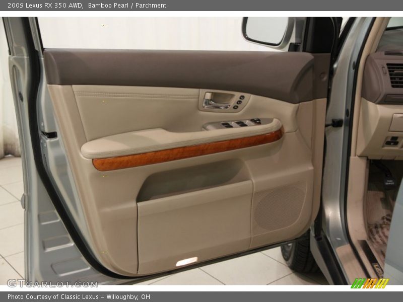 Bamboo Pearl / Parchment 2009 Lexus RX 350 AWD