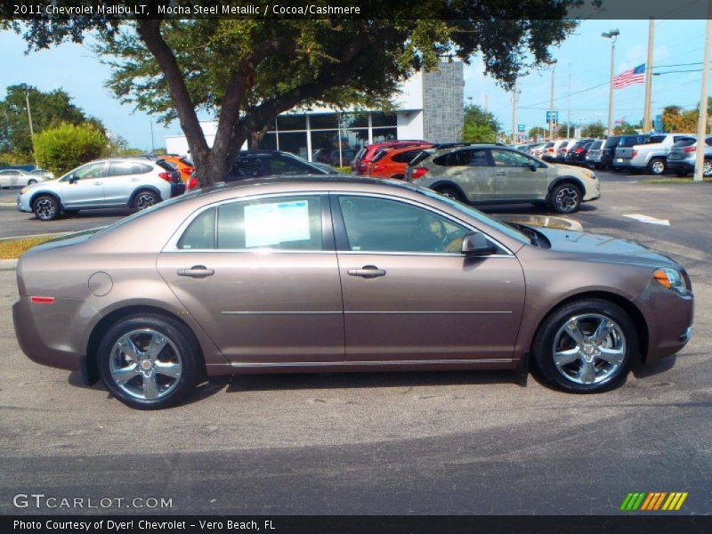 Mocha Steel Metallic / Cocoa/Cashmere 2011 Chevrolet Malibu LT