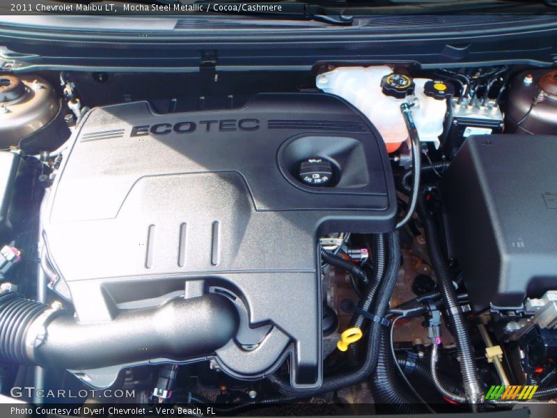 Mocha Steel Metallic / Cocoa/Cashmere 2011 Chevrolet Malibu LT