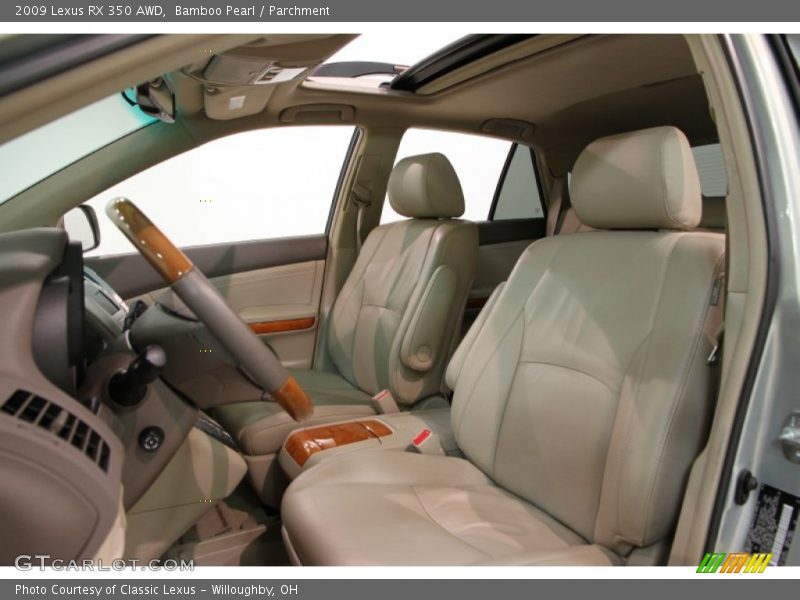 Bamboo Pearl / Parchment 2009 Lexus RX 350 AWD
