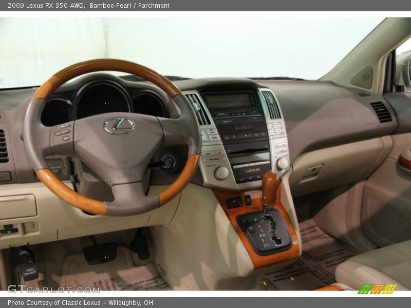 Bamboo Pearl / Parchment 2009 Lexus RX 350 AWD