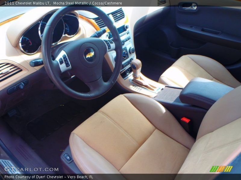 Mocha Steel Metallic / Cocoa/Cashmere 2011 Chevrolet Malibu LT