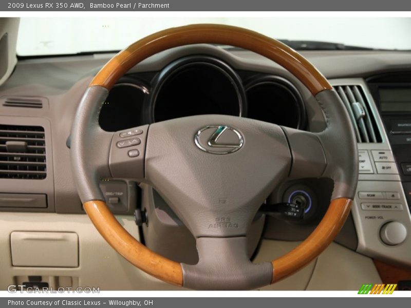 Bamboo Pearl / Parchment 2009 Lexus RX 350 AWD