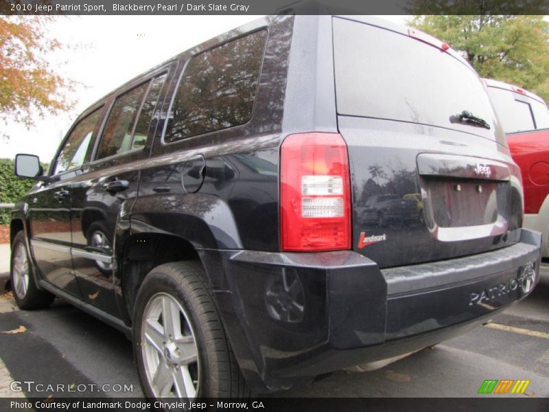 Blackberry Pearl / Dark Slate Gray 2010 Jeep Patriot Sport