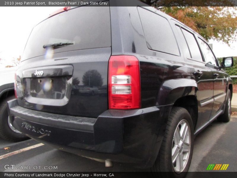 Blackberry Pearl / Dark Slate Gray 2010 Jeep Patriot Sport