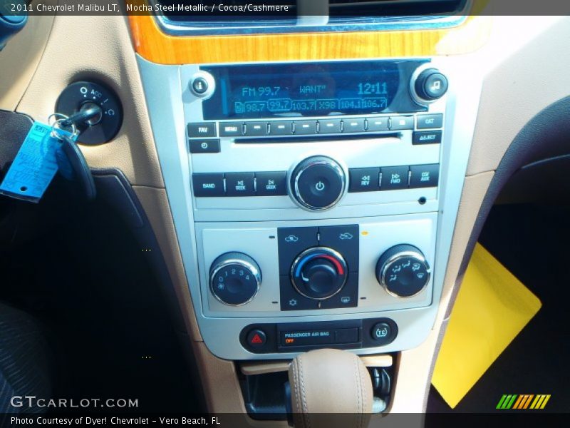 Mocha Steel Metallic / Cocoa/Cashmere 2011 Chevrolet Malibu LT