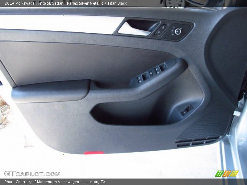 Reflex Silver Metallic / Titan Black 2014 Volkswagen Jetta SE Sedan