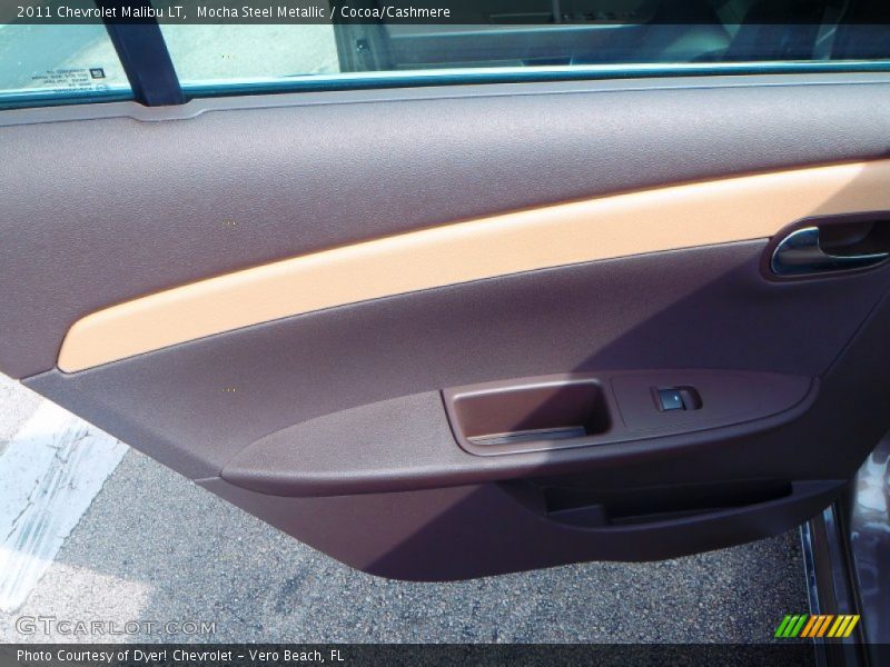 Mocha Steel Metallic / Cocoa/Cashmere 2011 Chevrolet Malibu LT