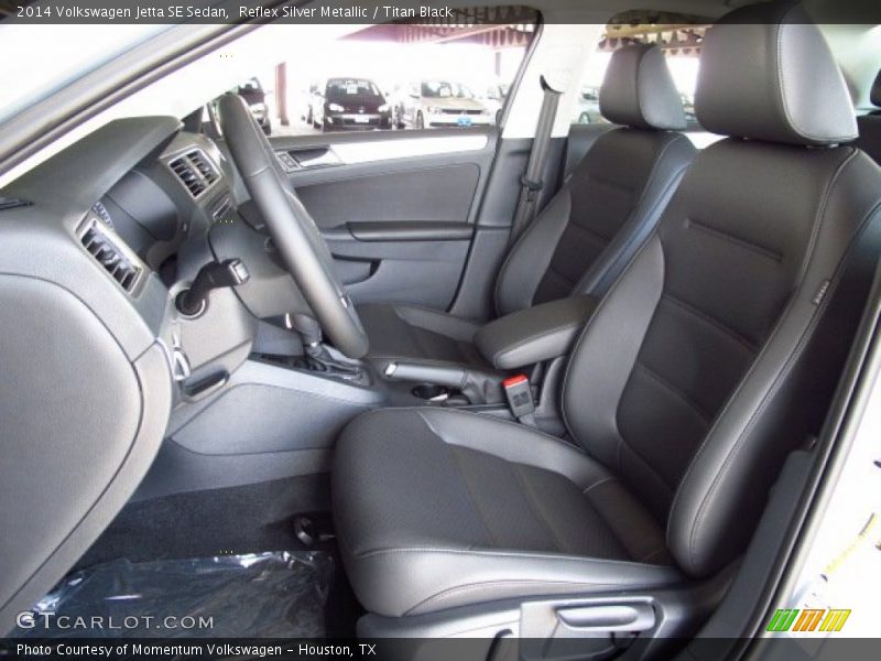 Reflex Silver Metallic / Titan Black 2014 Volkswagen Jetta SE Sedan