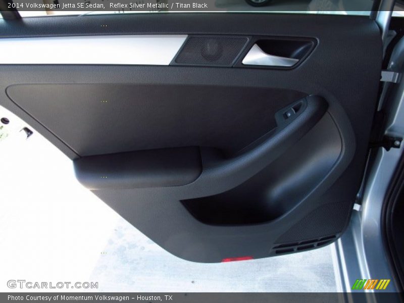 Reflex Silver Metallic / Titan Black 2014 Volkswagen Jetta SE Sedan