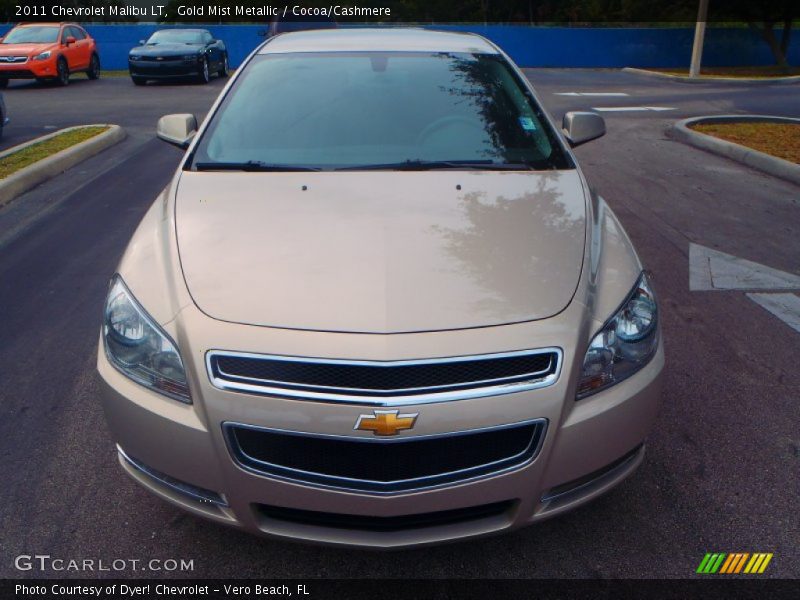 Gold Mist Metallic / Cocoa/Cashmere 2011 Chevrolet Malibu LT