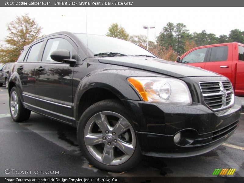 Brilliant Black Crystal Pearl / Dark Slate Gray 2010 Dodge Caliber Rush