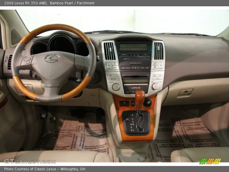Bamboo Pearl / Parchment 2009 Lexus RX 350 AWD