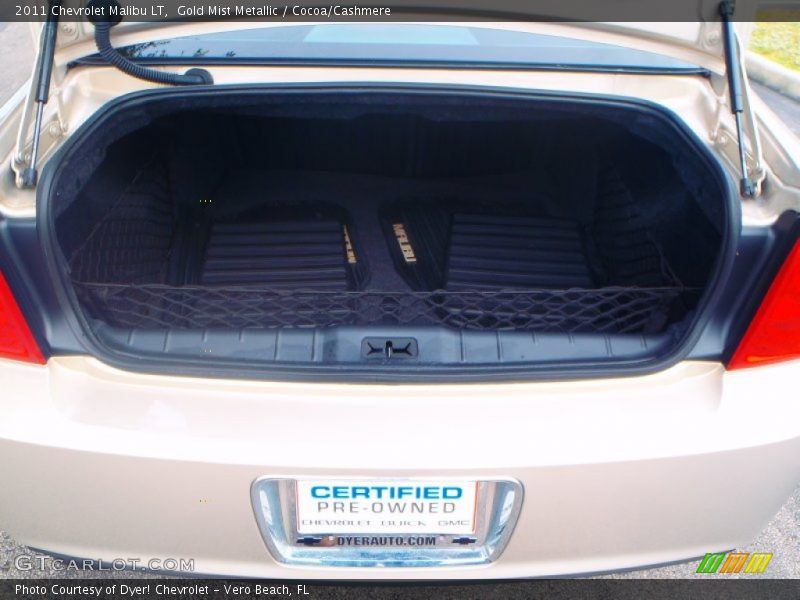 Gold Mist Metallic / Cocoa/Cashmere 2011 Chevrolet Malibu LT
