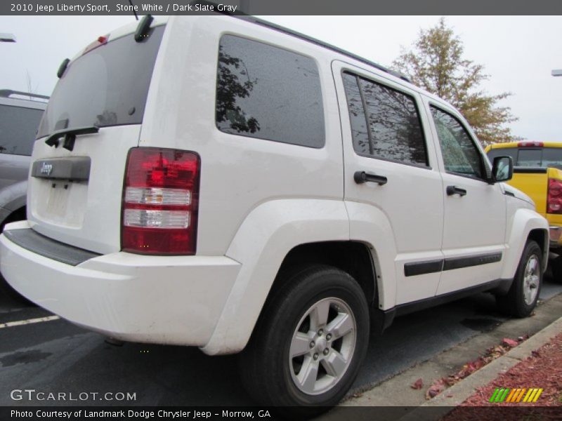 Stone White / Dark Slate Gray 2010 Jeep Liberty Sport